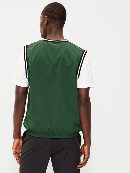 Men's Loose Golf Vest (Field Of Greens)