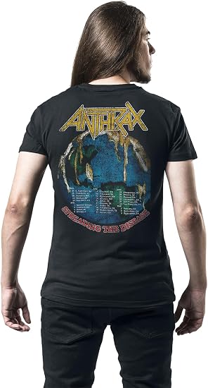 Men's T-Shirt: Anthrax Spreading The Disease Vintage Tour (Black)