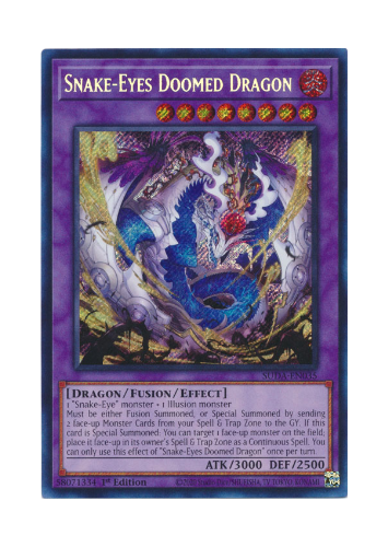 Snake-Eyes Doomed Dragon (Secret Rare)