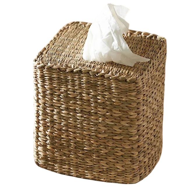 Seagrass Tissue Box Cover