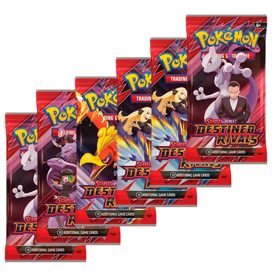 Pokemon: Destined Rivals Booster Bundle (6 Packs)