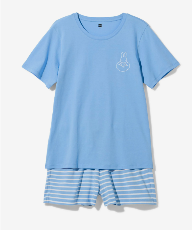 Women's Miffy Short Pajama (Jersey with Stripes)