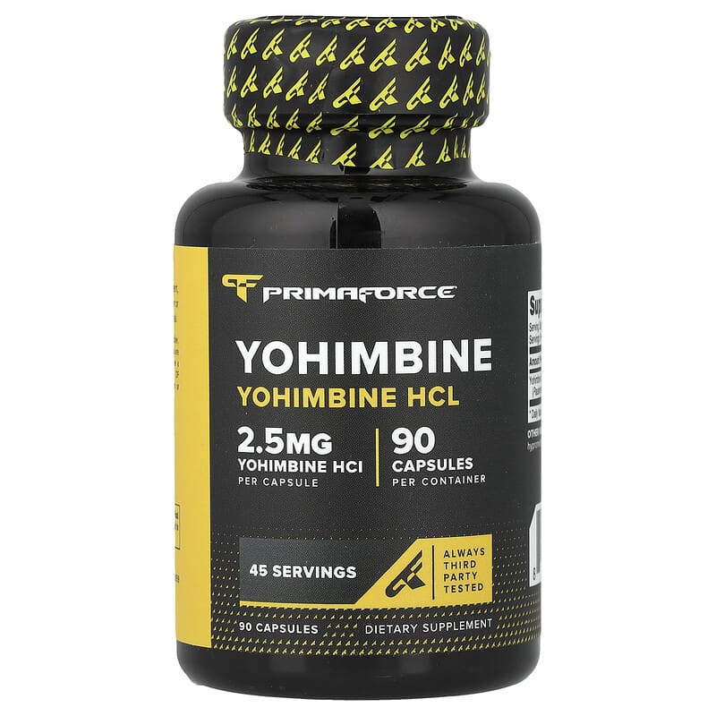 Primaforce: Yohimbine HCI (2.5 mg, 90 Capsules)