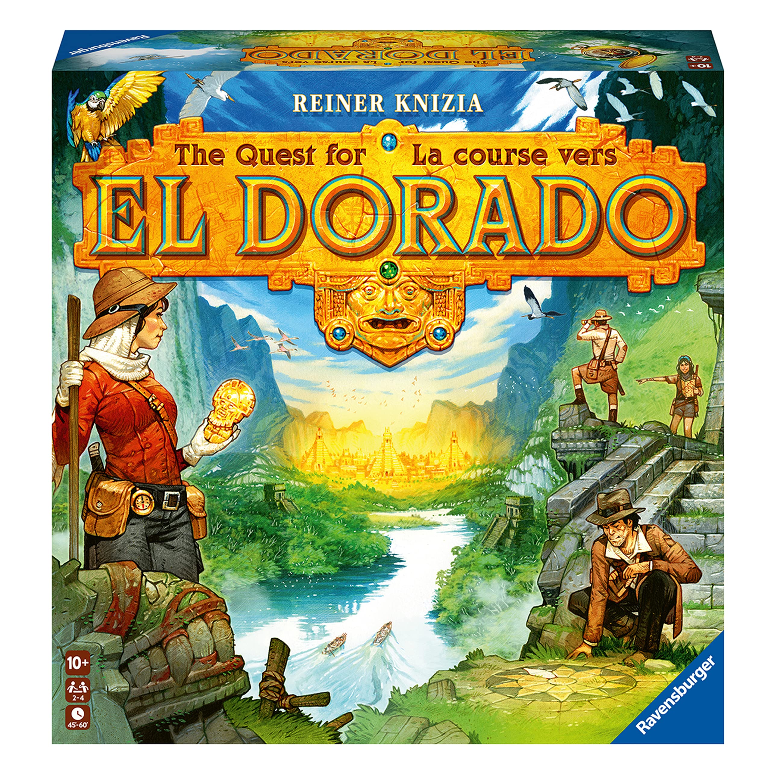 Ravensburger: The Quest for El Dorado Strategy Board Game (2-4 Players, Includes Mini Expansion)