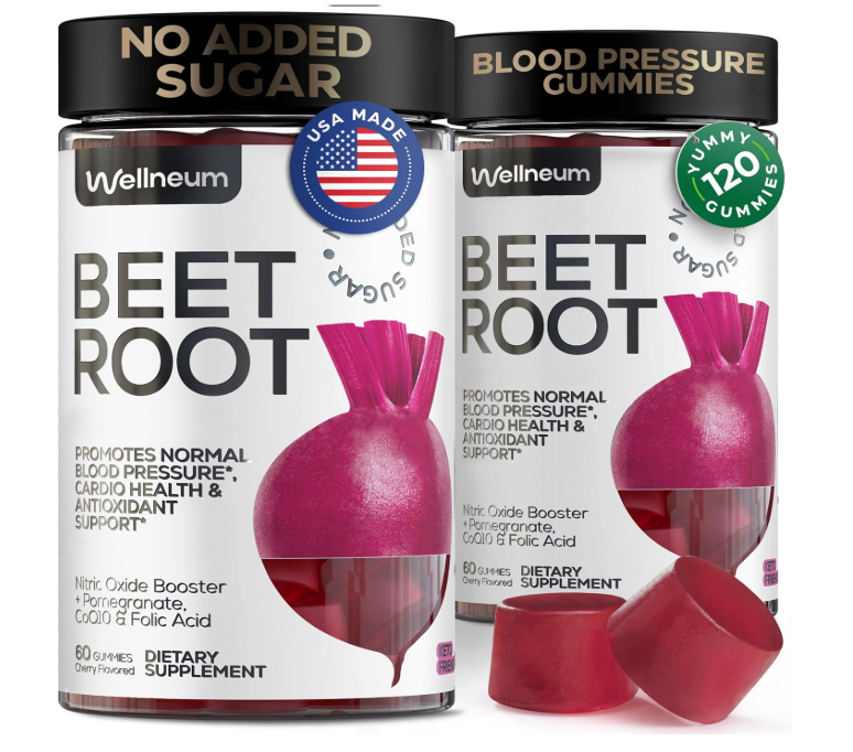 Wellneum: Beet Root - 60 Gummies (Pack of 2)