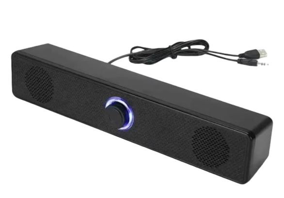 Wireless Bluetooth and PC Soundbar Wired Speaker