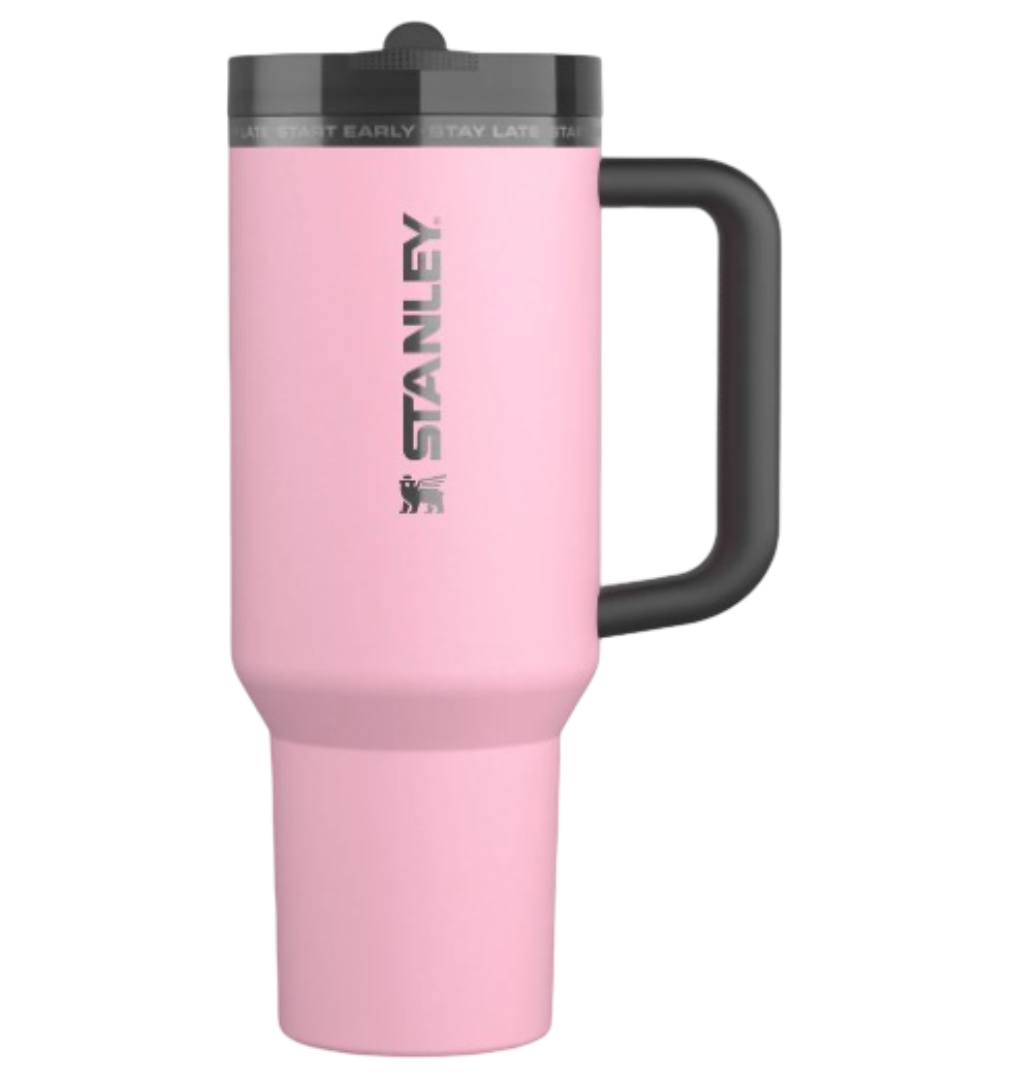 The Messi x Stanley Quencher ProTour Flip Straw Tumbler - 40 OZ (Messi Goat Pink)