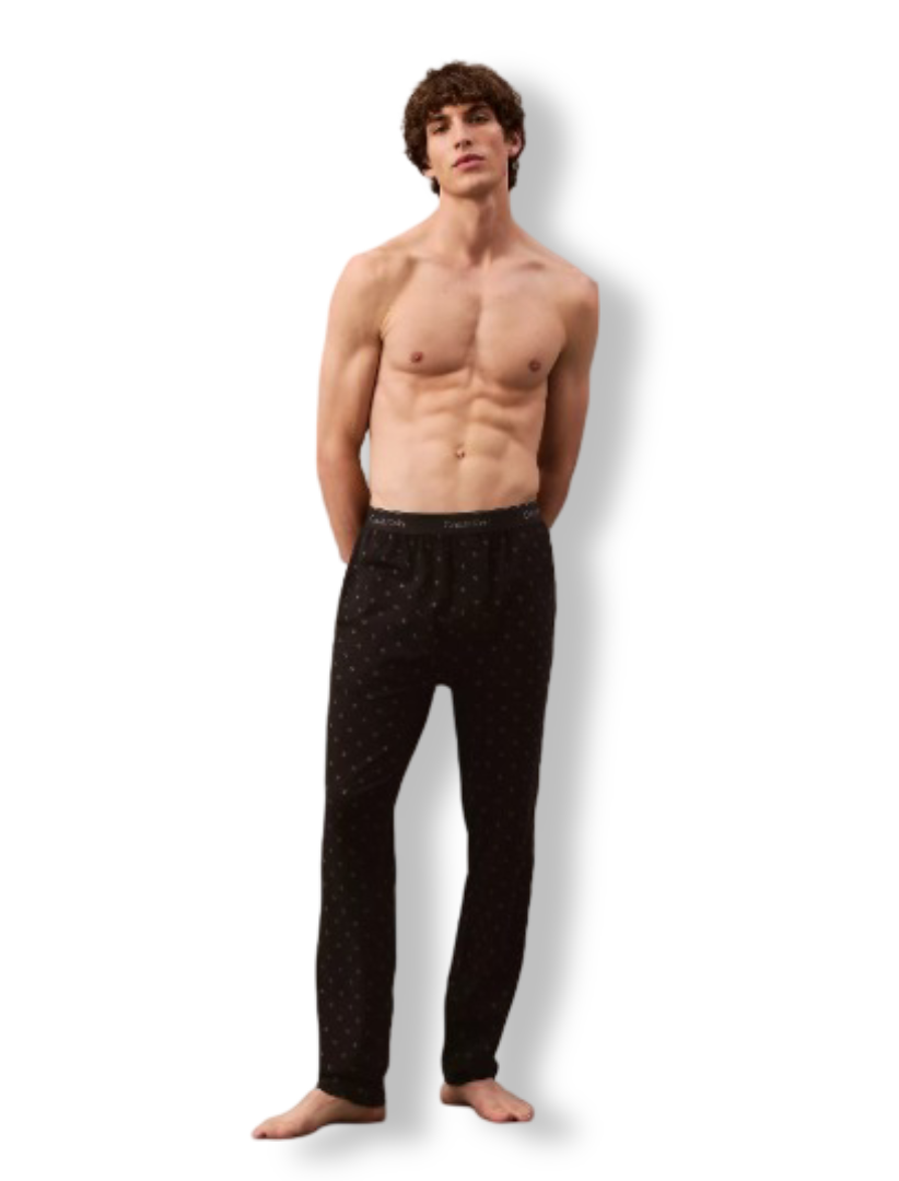 Men's Icon Cotton Stretch Sleep Pants (Black Diamond)
