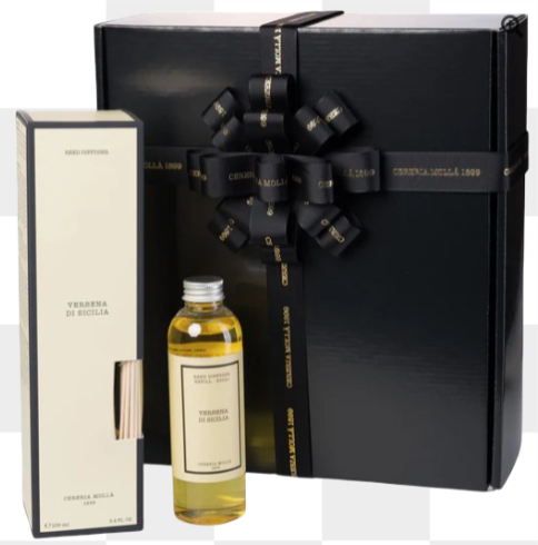Molla 1899: Mikado Geurstokjes 100ml Met Refill 200ml Verbena Di Sicilia Set
