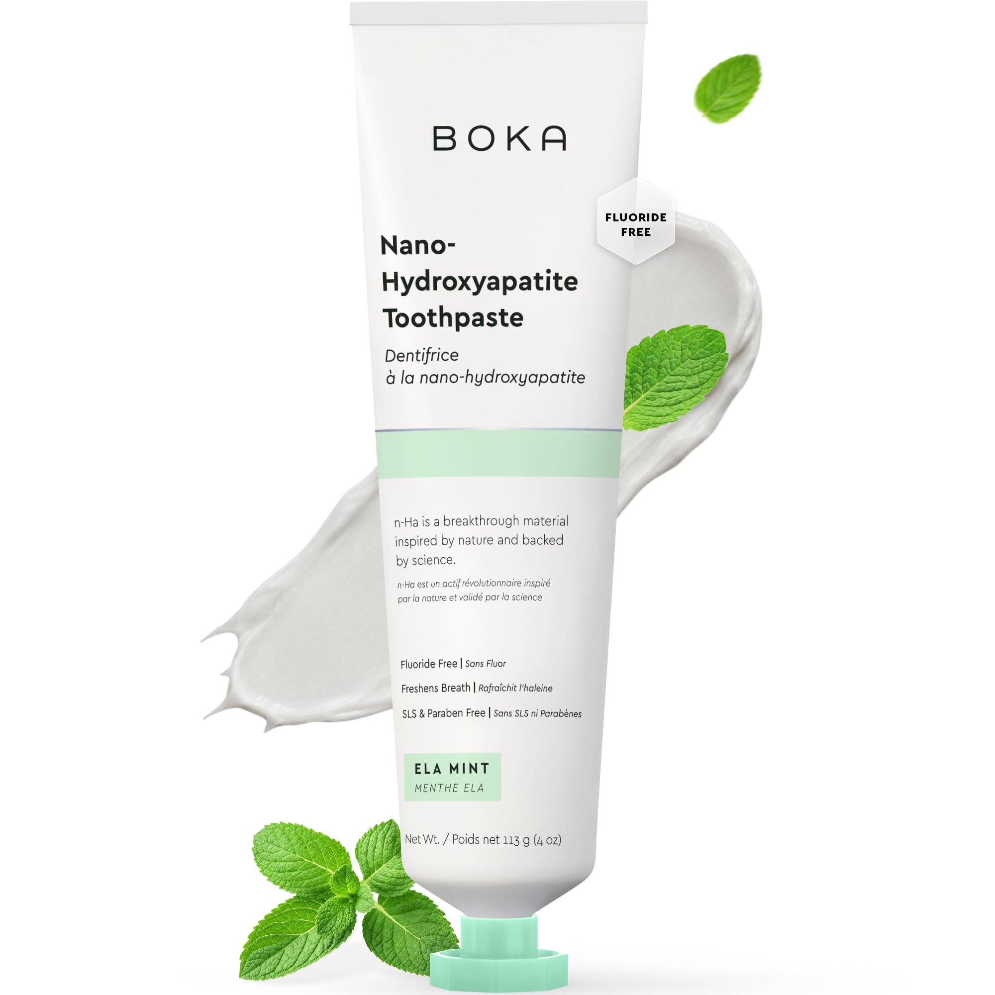 Boka: Nano Hydroxyapatite Toothpaste (Fluoride Free)