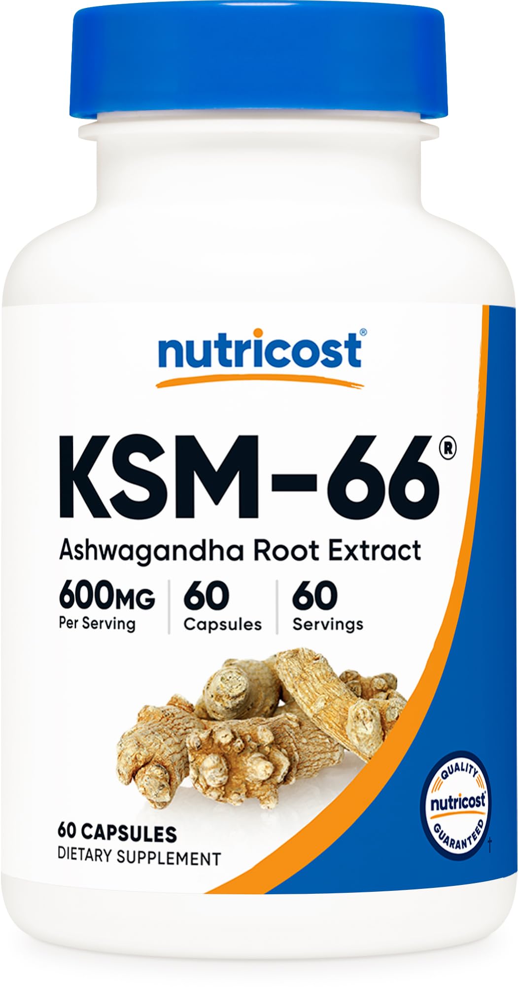 Nutricost: KSM-66 Ashwagandha Root Extract (600mg, 60 Capsules)