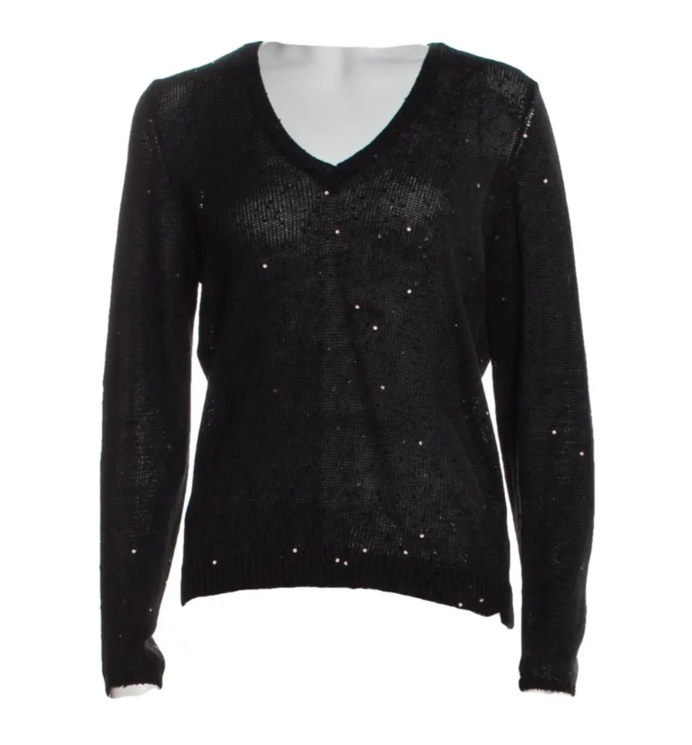 Brunello Cucinelli: Linen Jumper (Black)