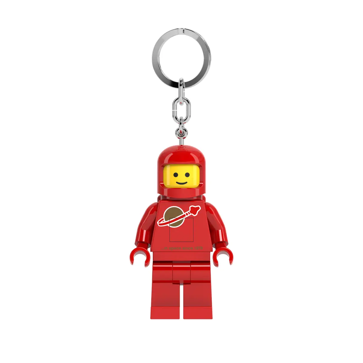 Mini Figure Spaceman Keychain Light  (Red)