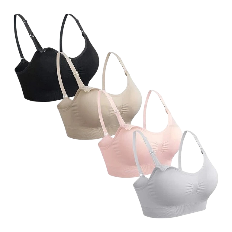 Push Up Silk Seamless Nursing Bra (Pack of 4)