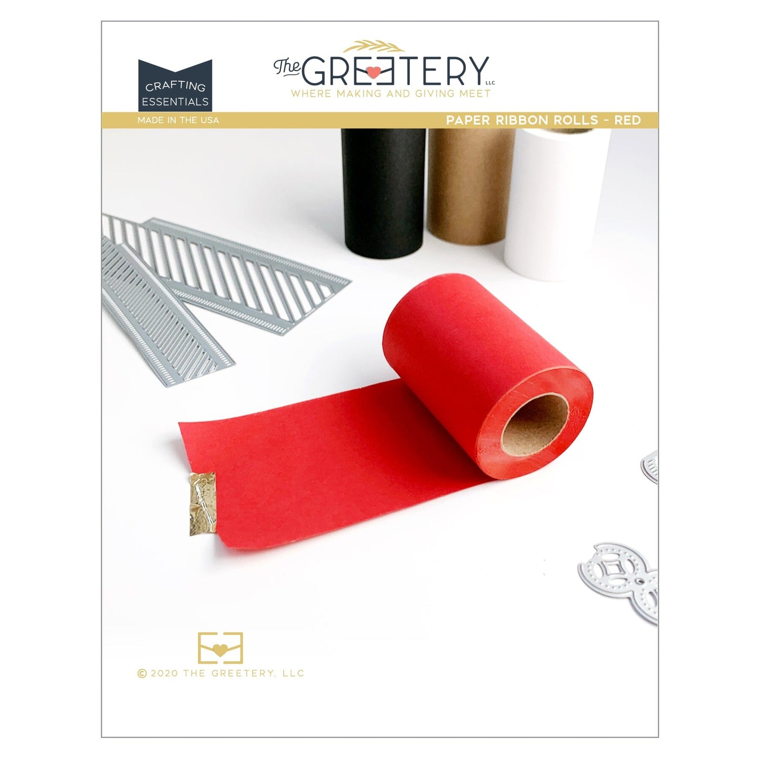 Paper Ribbon Rolls (Red)