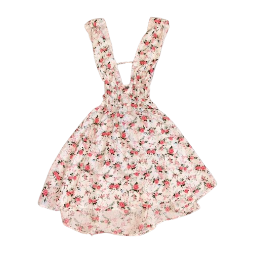 Shein: Women's Floral Dress (White)