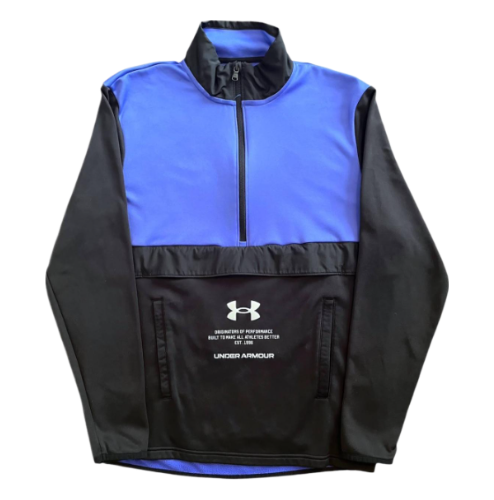 Under Armour: Half Zip Fleece Pullover (Blue/Black)