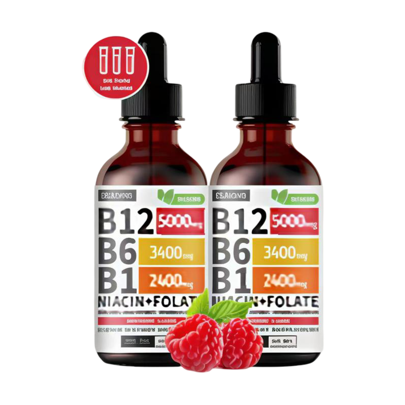 Vitamin B12 Liquid Supplement Drops - (Set of 2)