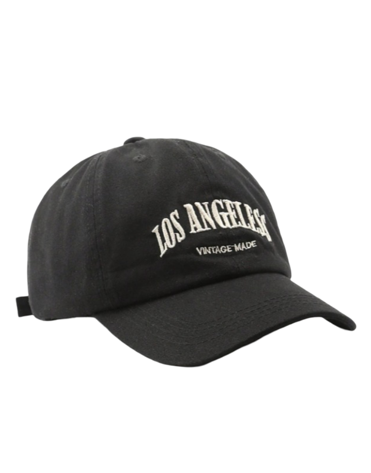 Men's Vintage Washed Blue Los Angeles Letter Baseball Cap