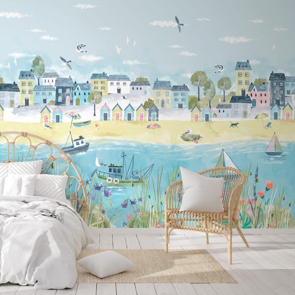 Coastal Town Mural (Medium)