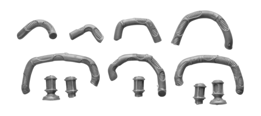 Chaos Space Marines Helbrute Pipes (12 Pcs - A)