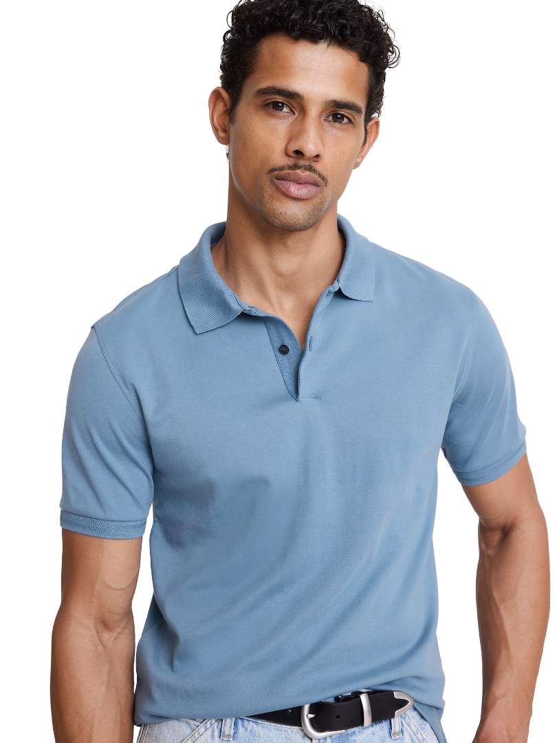 Luxury-Touch Polo (Captain's Blue)