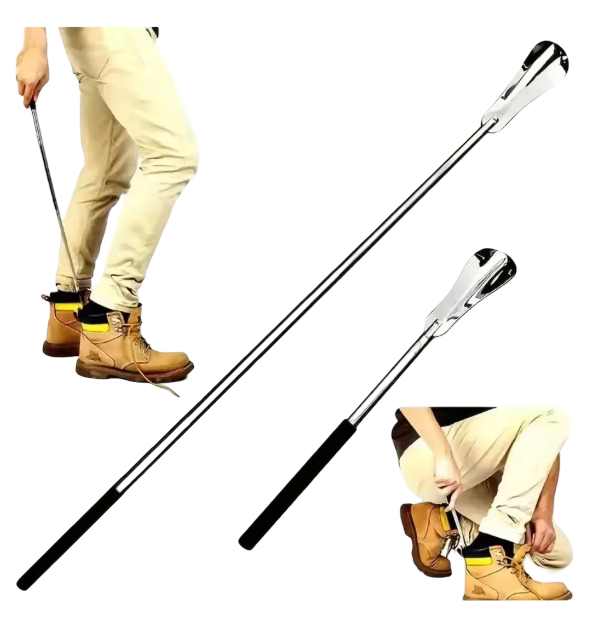 Retractable Stainless Steel Elderly Shoe Puller