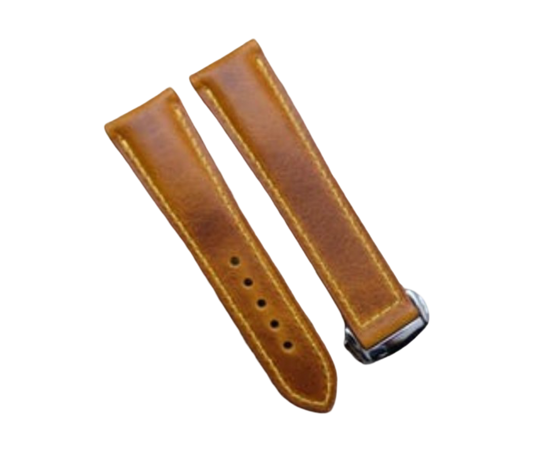 Leather Watchband - Women Custom Crocodile Calfskin (Beige)