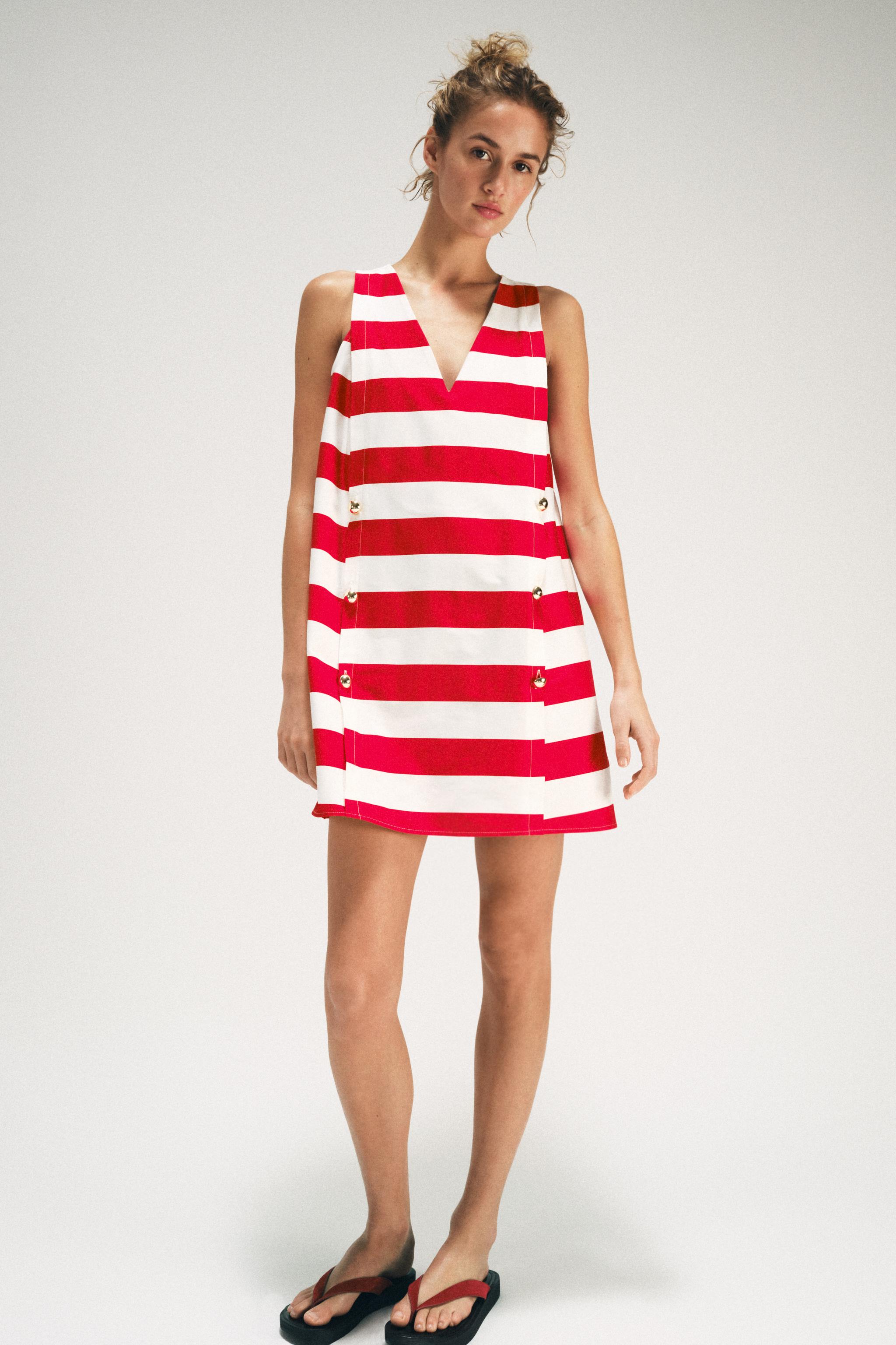 Women's Striped Mini Dress