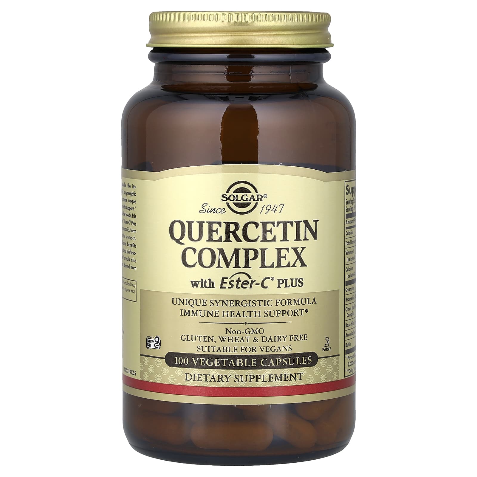 Solgar: Quercetin Complex with Ester-C Plus (100 Vegetable Capsules)