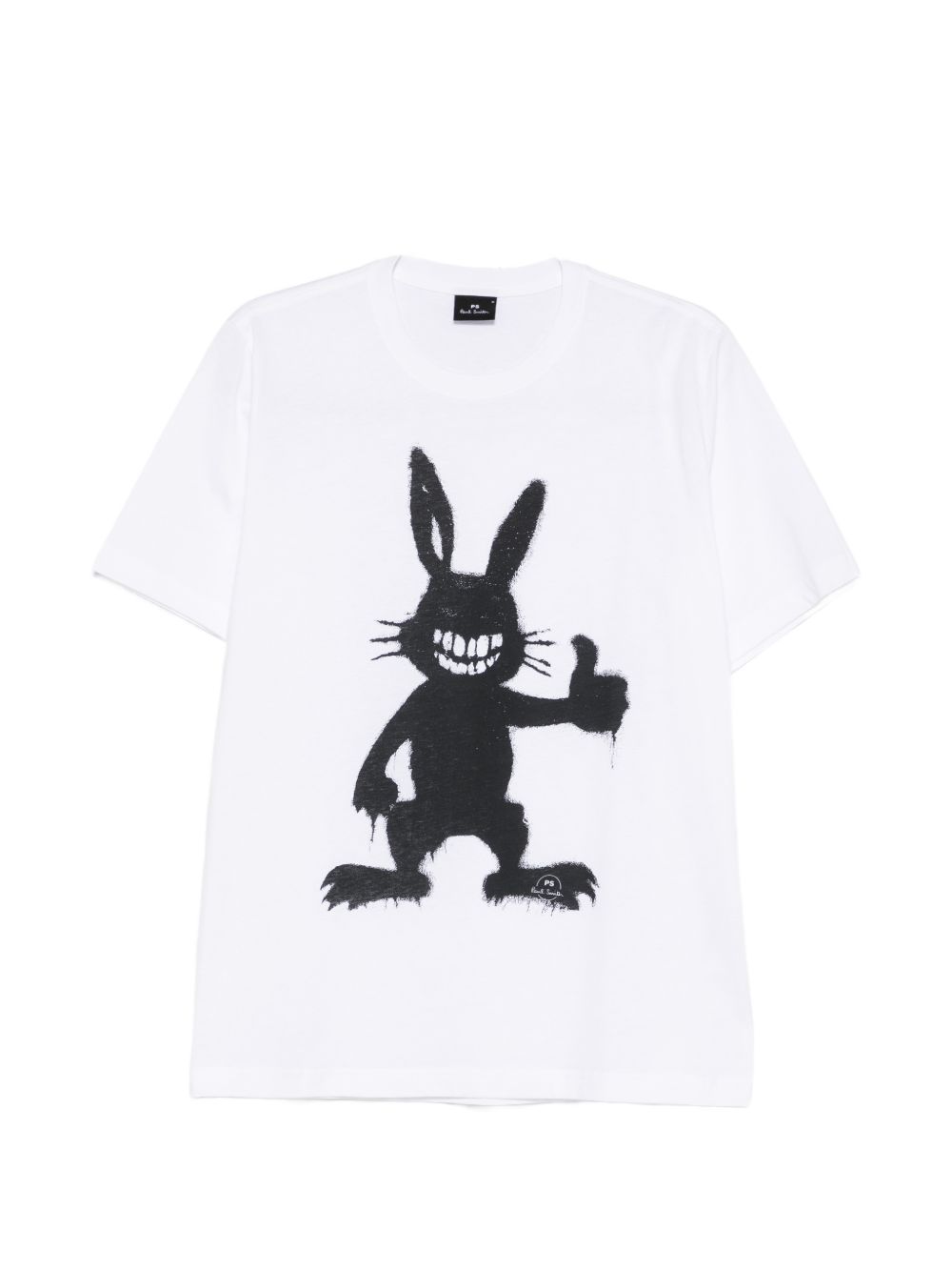Men's PS Paul Smith: Smile Rabbit T-Shirt (White)