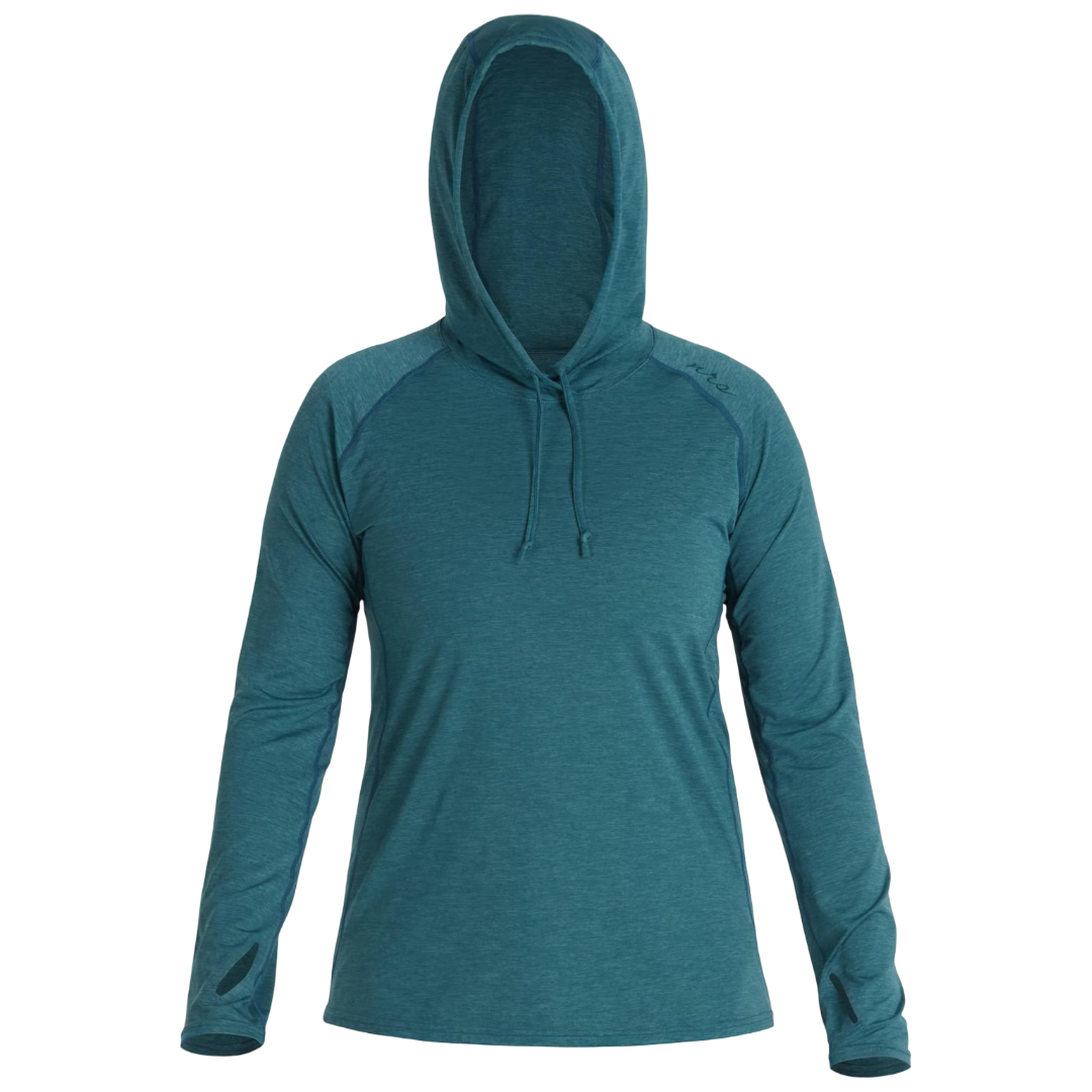 NRS: Women's Silkweight Hoodie (Mediterranea)