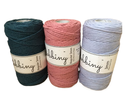 Bobbiny Macrame Yarn (Roll of 3)
