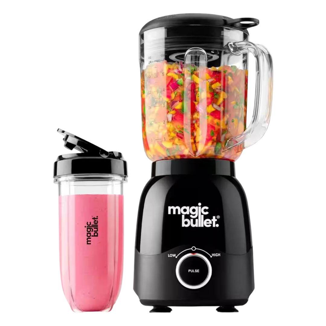 Magic Bullet: Speed Black Blender with Travel Cup & Lid (Black)