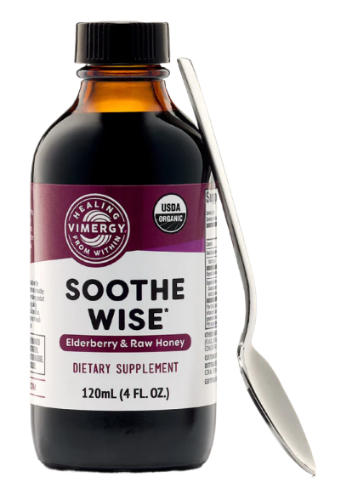 Soothe Wise* Elderberry & Raw Honey Syrup - 120ml