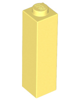Brick - Bright Light Yellow (1 x 1 x 3)