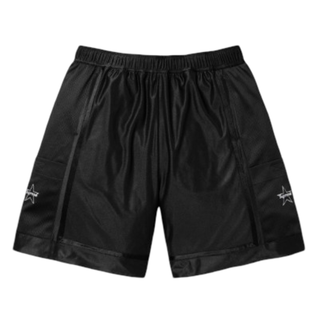 Side Pocket Basketball Short (Black)