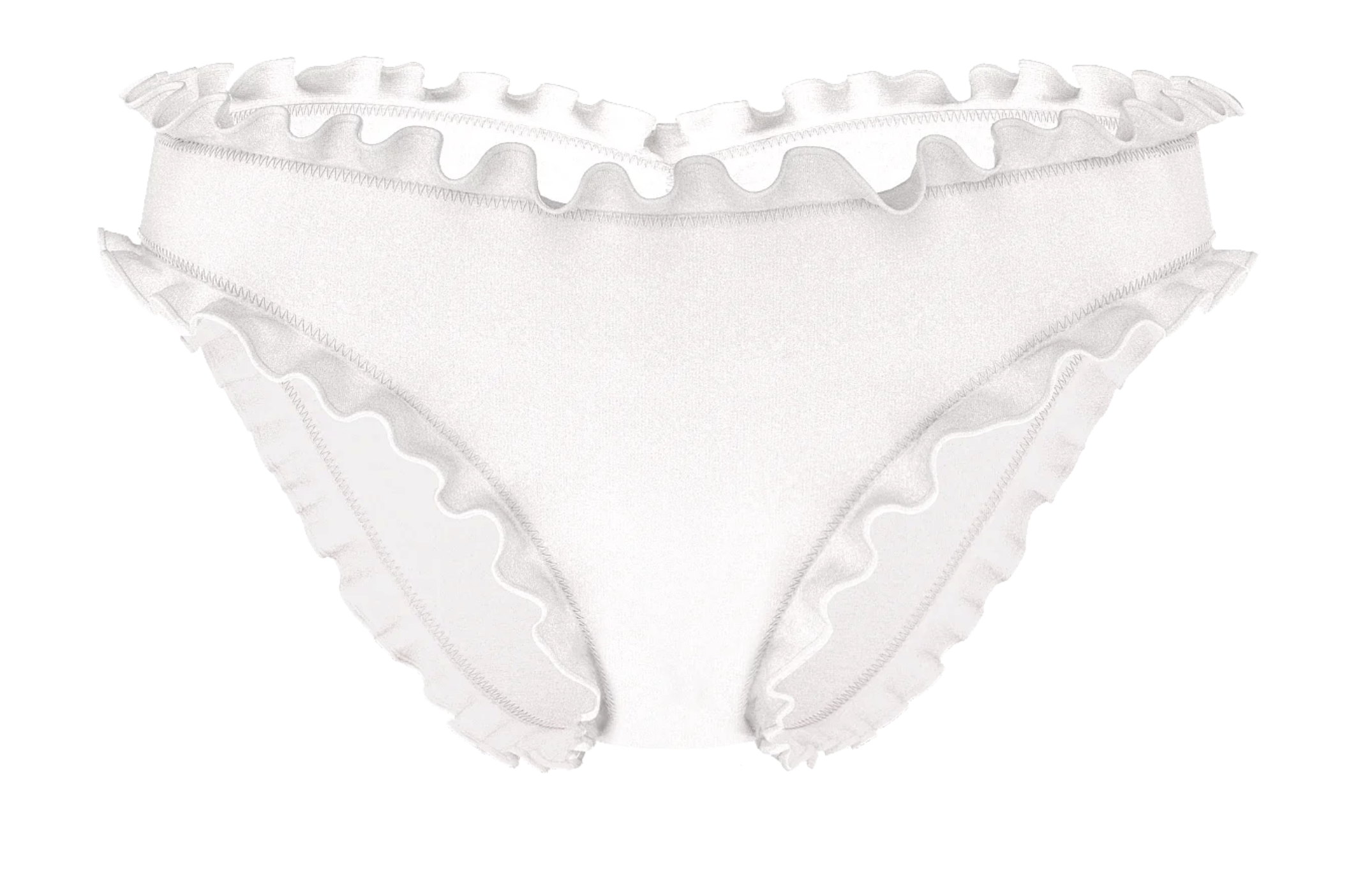 Women's Ruffle Cheeky Bikini Bottom