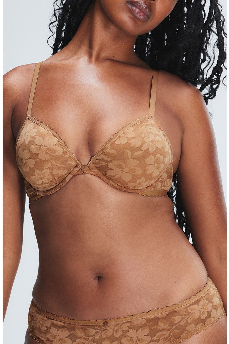 Women's Lavish Lace Unlined Plunge Bra