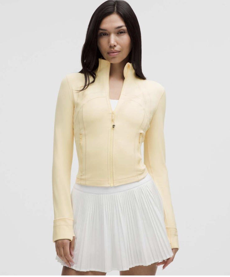 Women's Define Cropped Jacket Nulu (Buttercream)