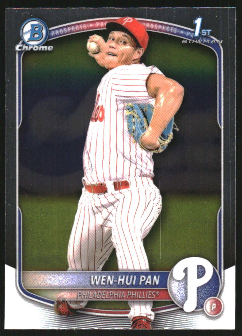 2025 Bowman Chrome Prospects #BCP6 Wen-Hui Pan