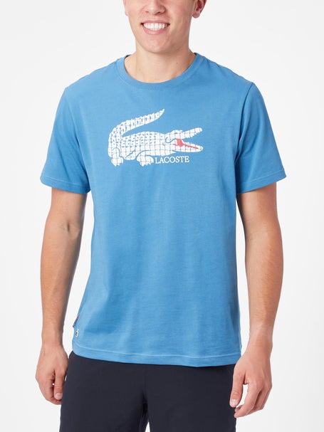 Men's Lacoste: RG Croc T-Shirt (Light Blue)