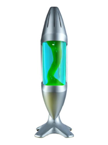 iO Giant Lava Lamp (Silver)