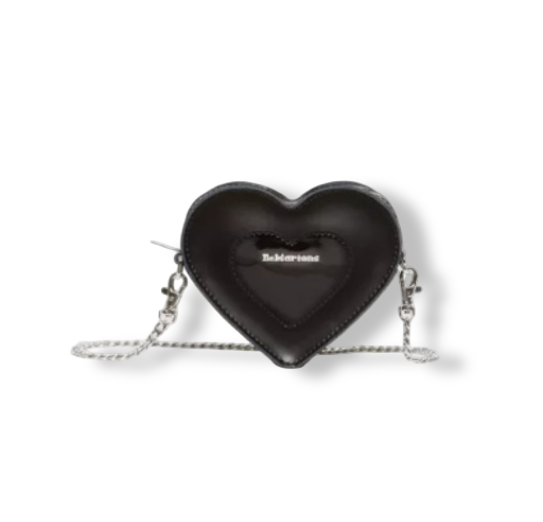 Women's Mini Heart Shaped Leather Bag