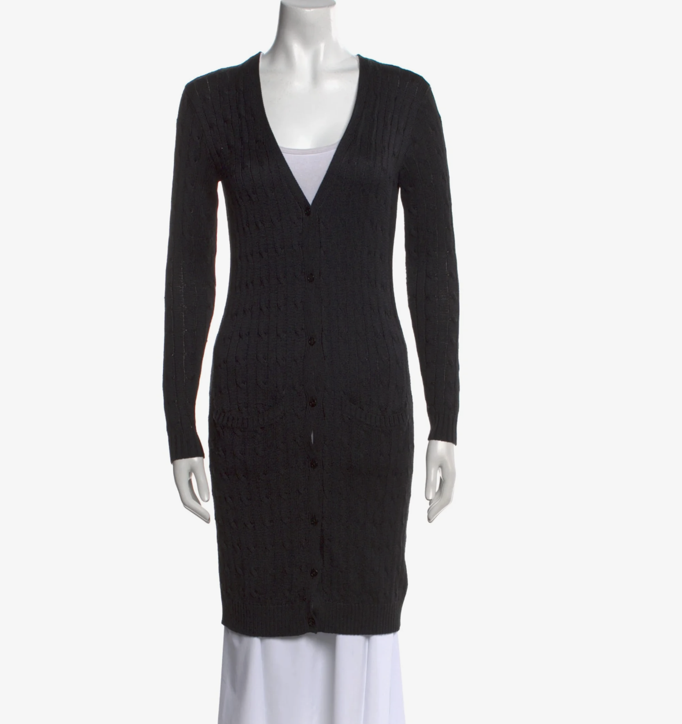 Women's Ralph Lauren: Silk V-Neck Sweater