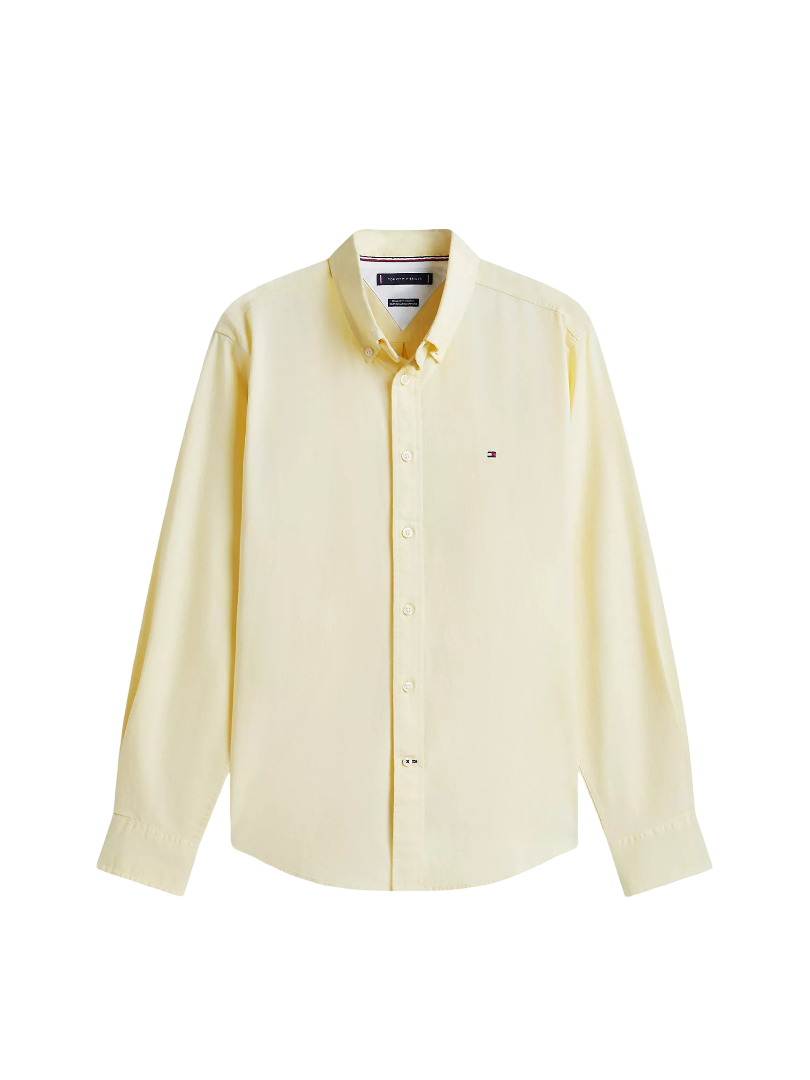 Regular Fit Stretch Oxford Shirt (Citronella)