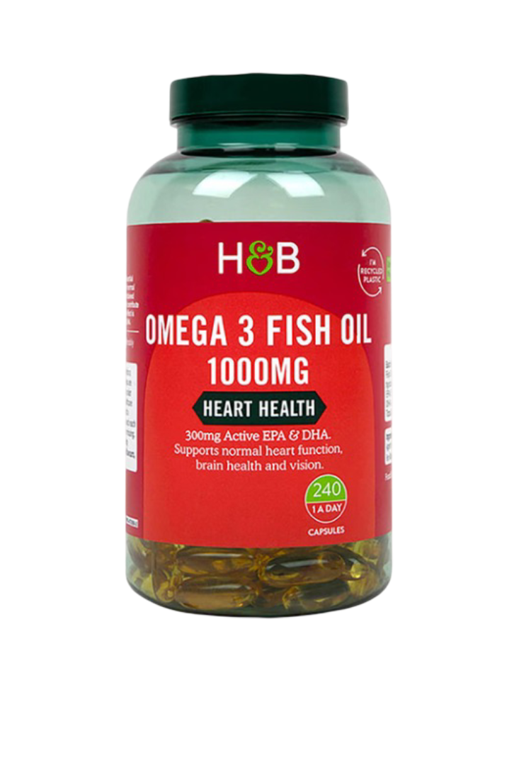 H&B Omega 3 Fish Oil 1000mg (240 Capsules)
