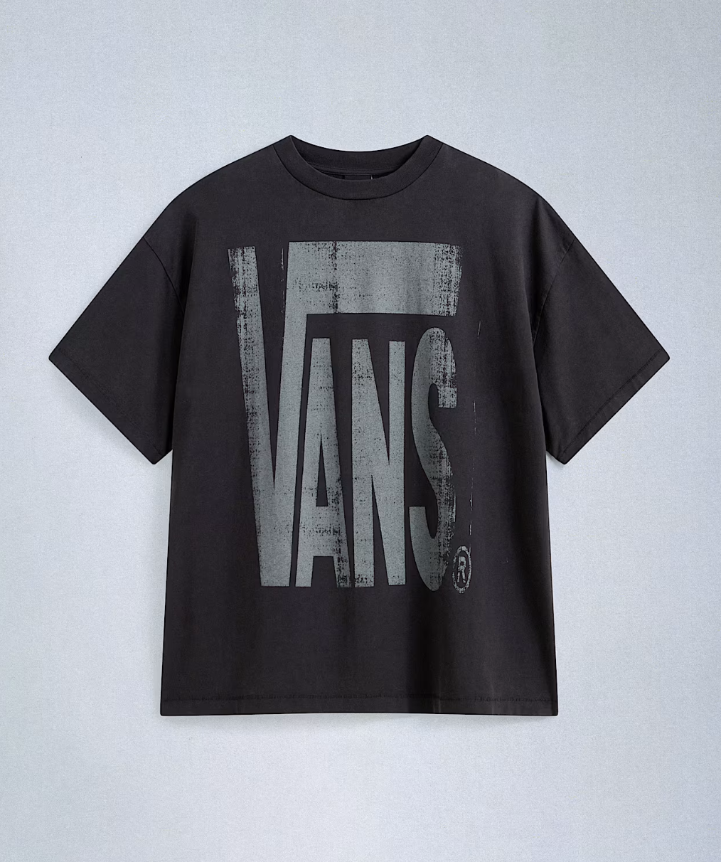 Vans: Act of Disagreement Brushed Logo T-Shirt (Black)