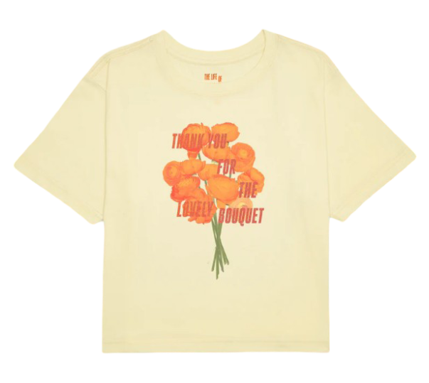 Thank You For The Lovely Bouquet Cropped T-shirt