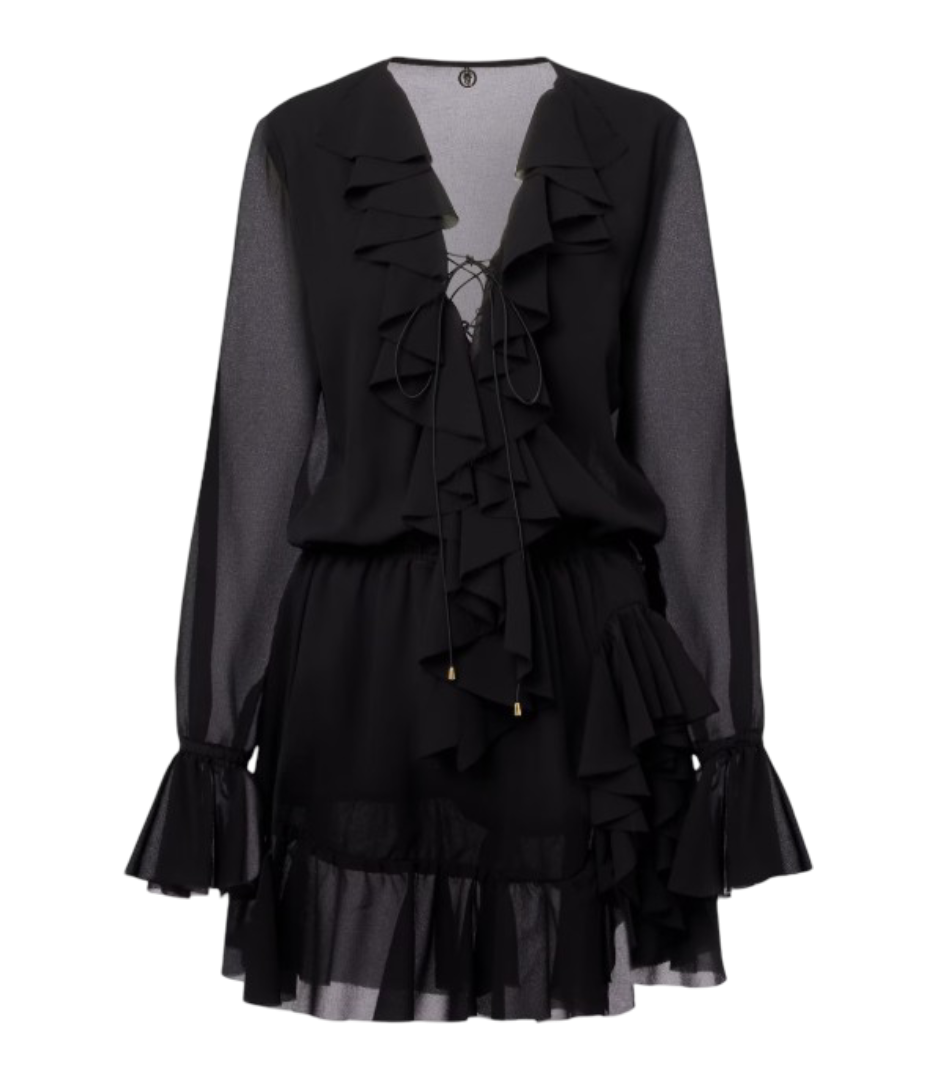Bananhot: Mini Dress Barking (Black)